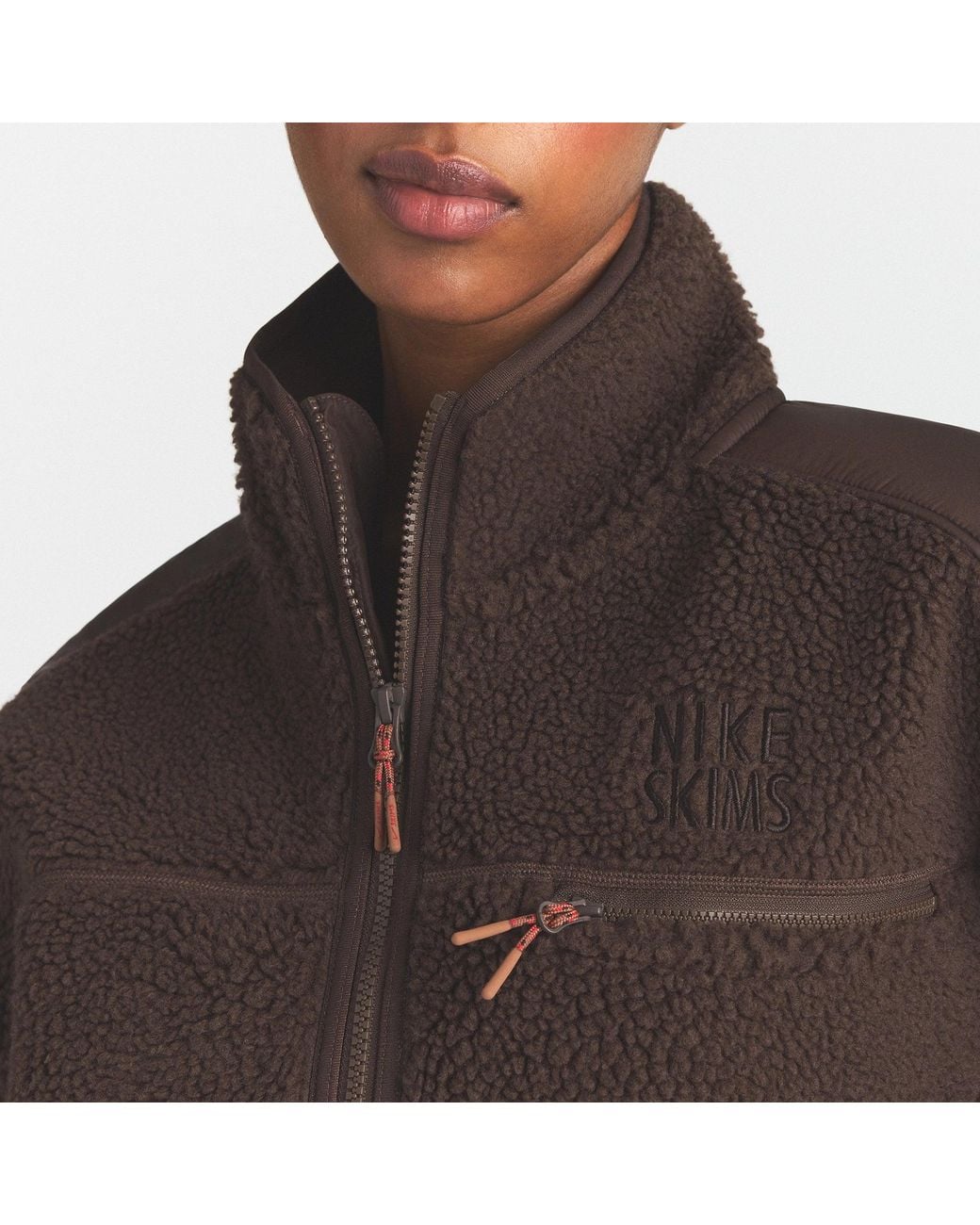Skims Black Half Zip Jacket
