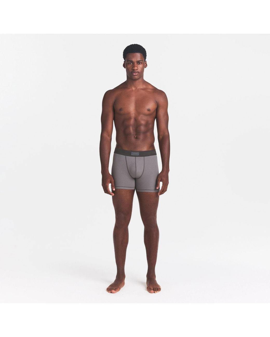 Skims Gray Boxer Brief 3" for men