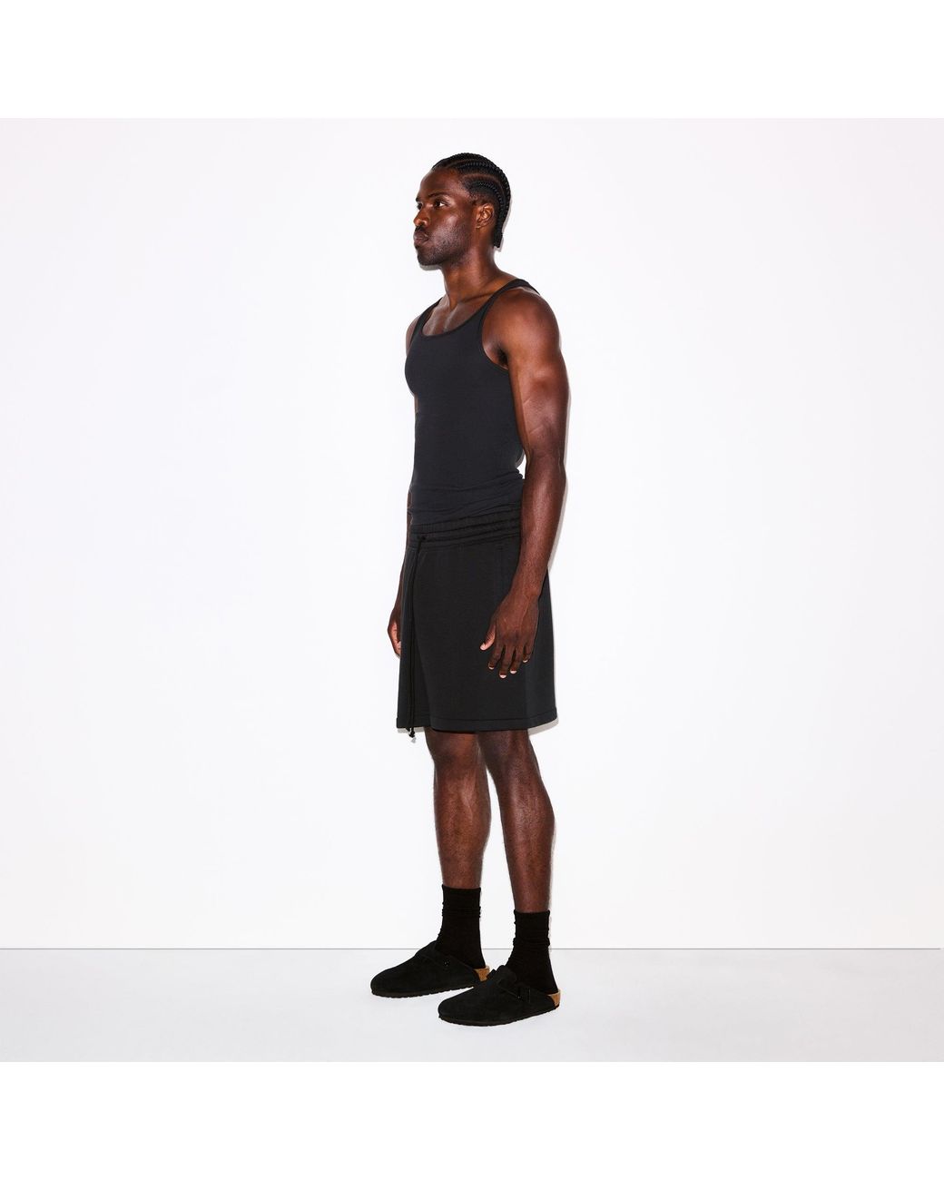 Skims Black Relaxed Short for men