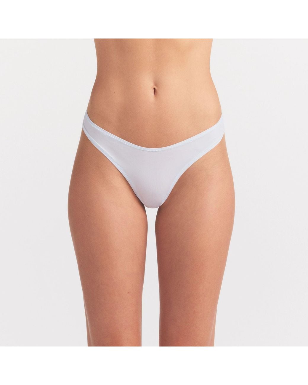 Skims Orange Dipped Front Thong