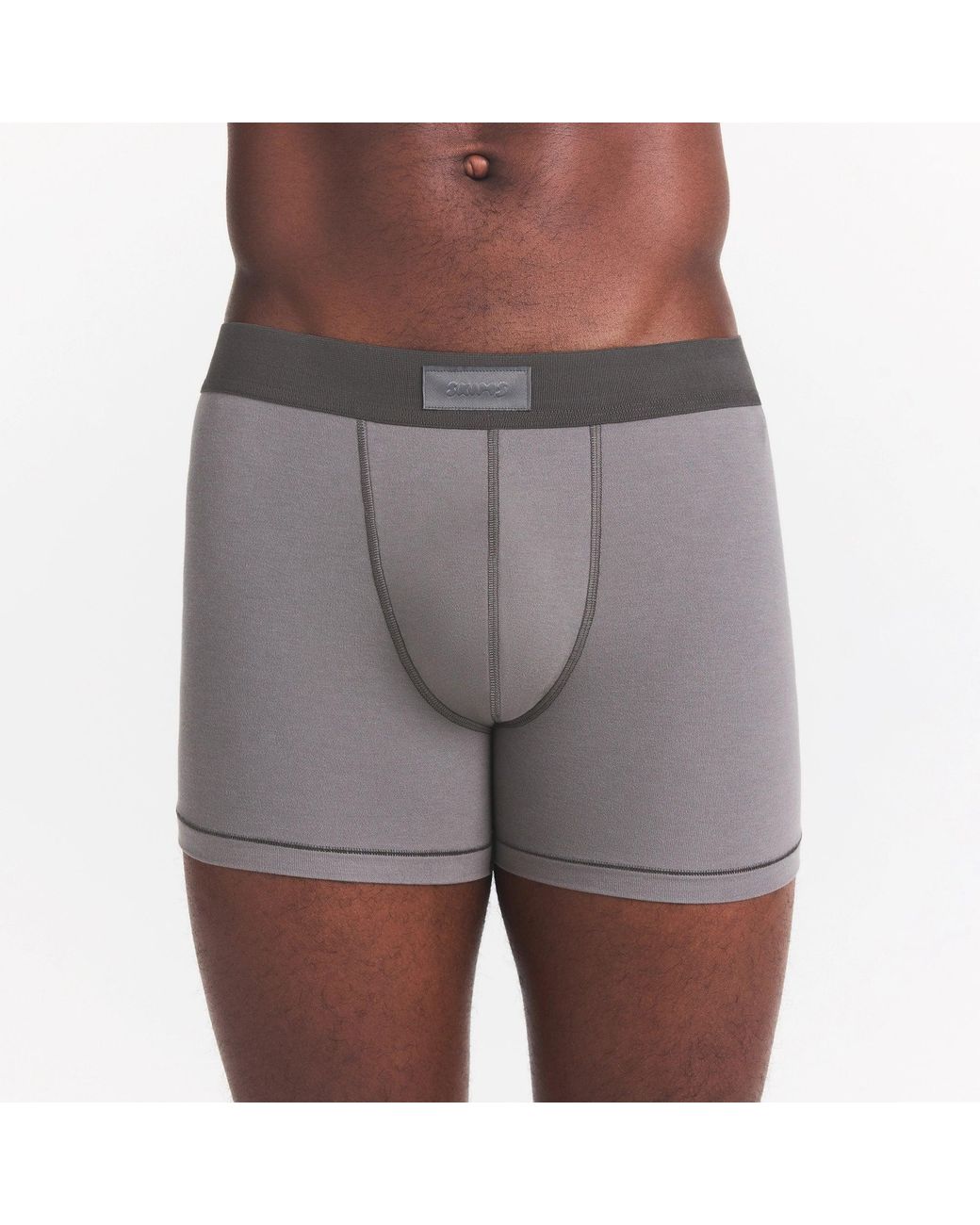 Skims Gray Boxer Brief 3" for men