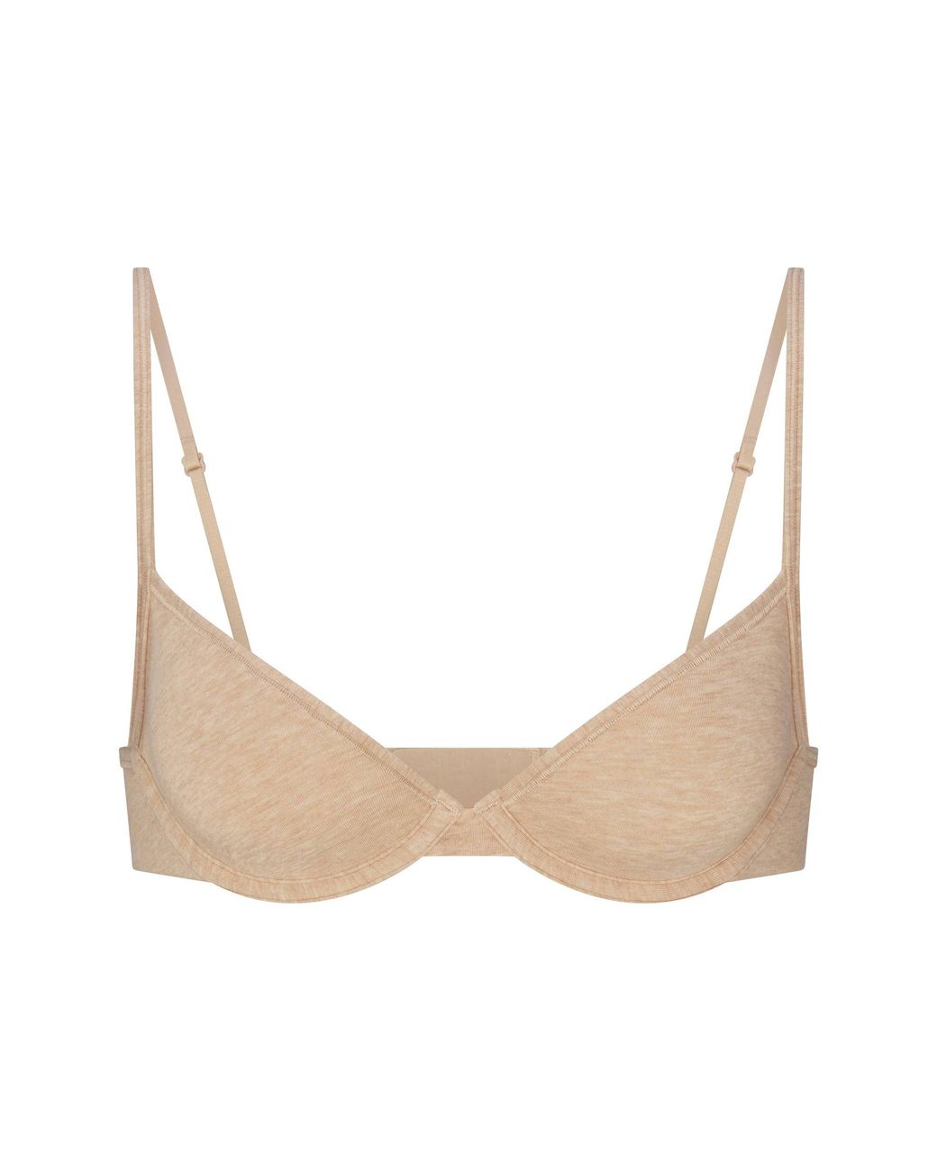 Skims Unlined Demi Bra in Natural | Lyst