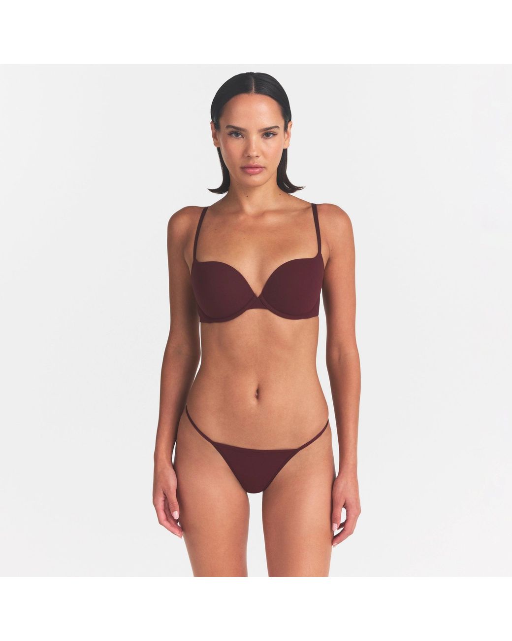 Skims Red T-String Thong