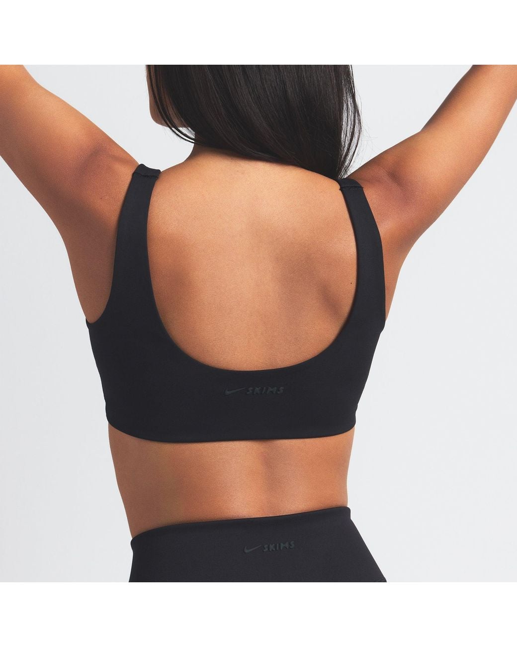 Skims Blue Scoop Neck Bra