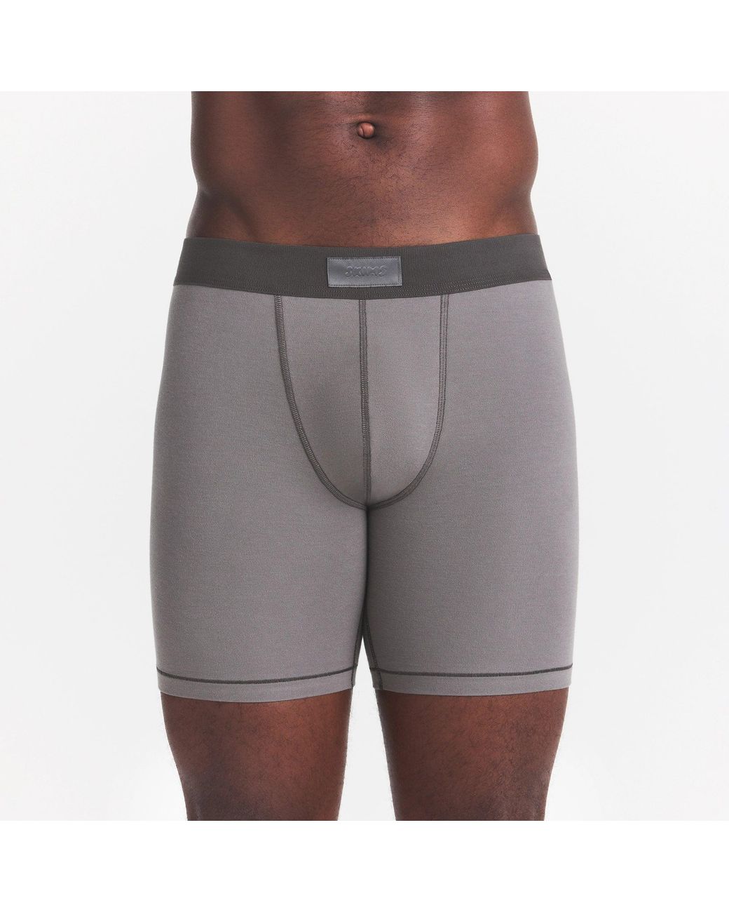 Skims Gray Boxer Brief 5" for men