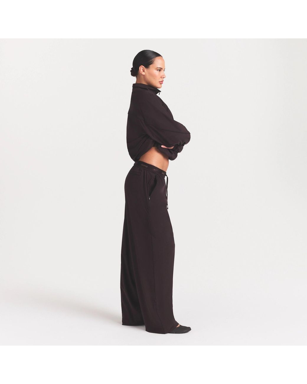 Skims Black Oversized Pants