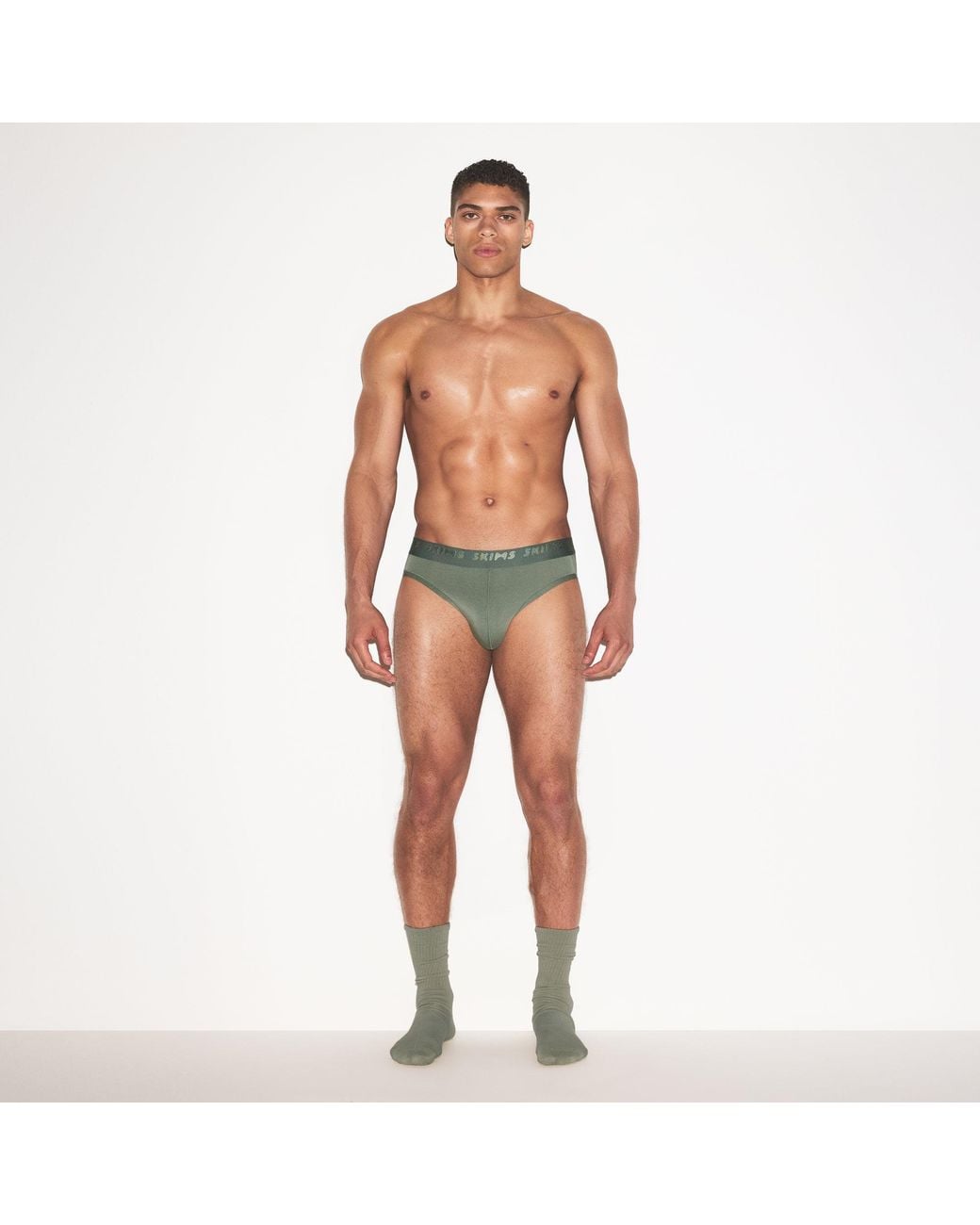 Skims Green 3-Pack Brief for men