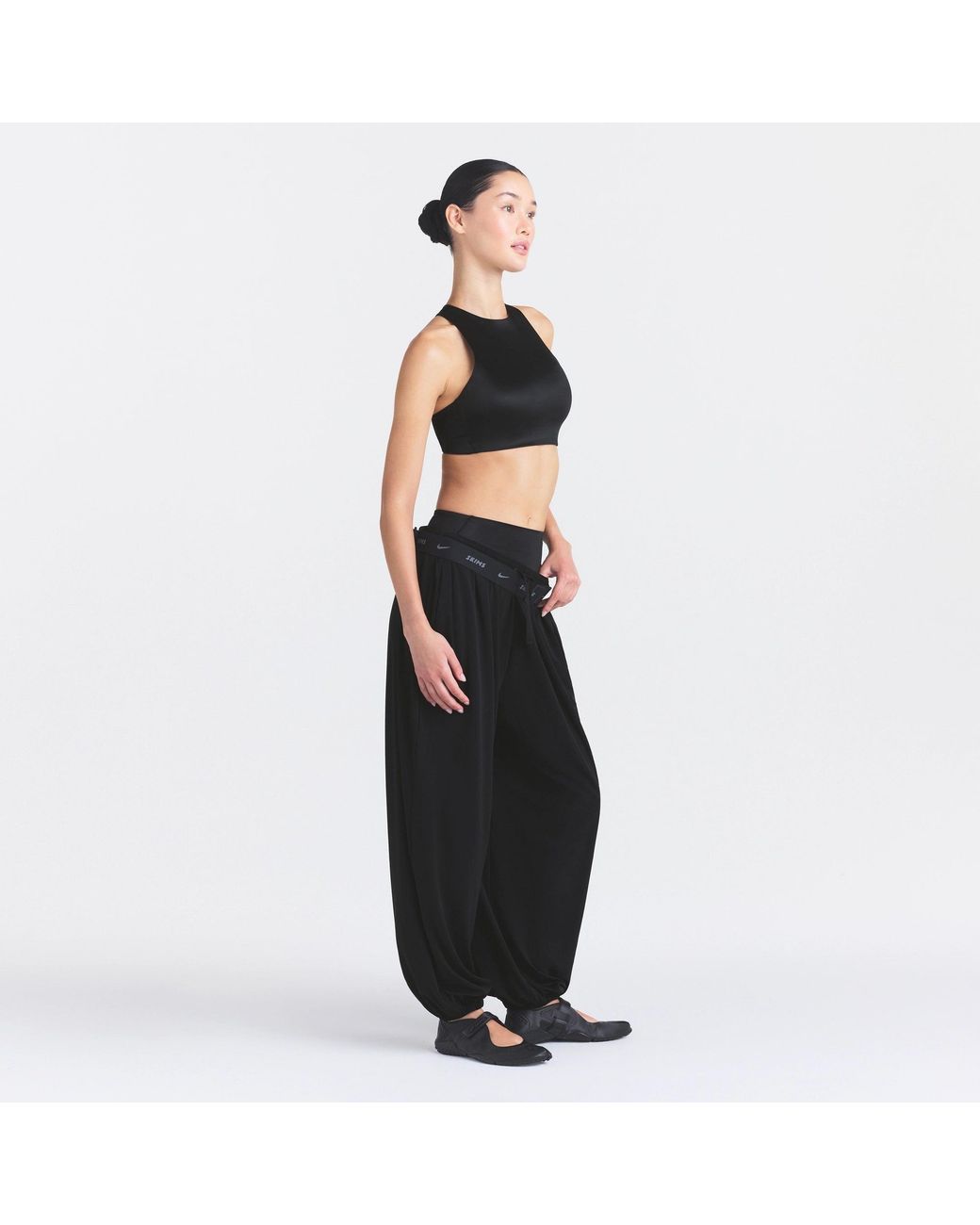 Skims Black Balloon Pants
