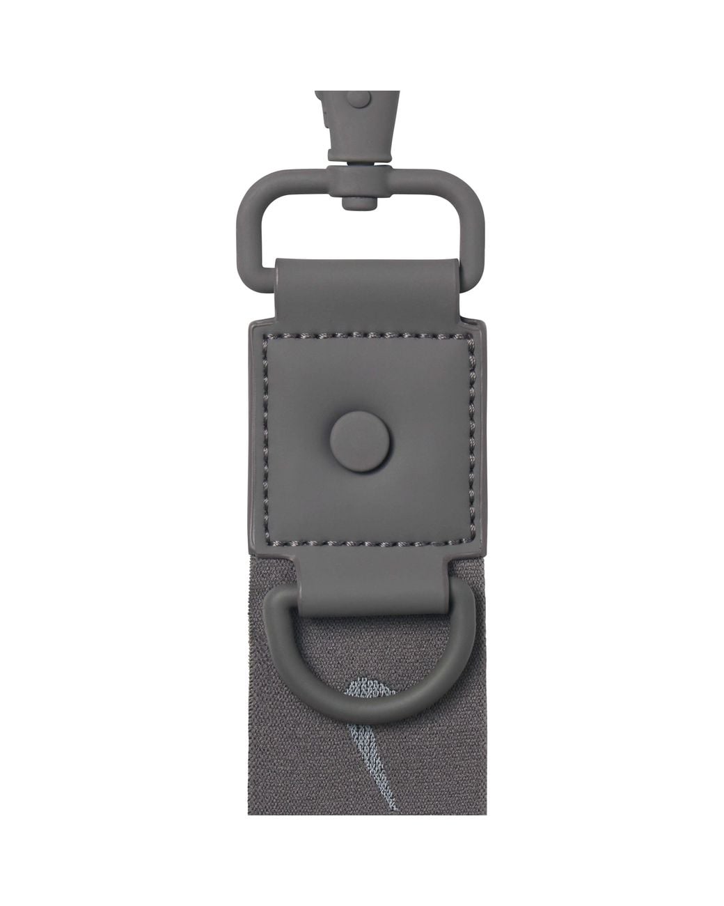 Skims Gray Keychain Wristlet