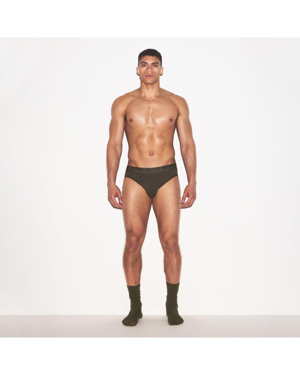 Skims Green 3-Pack Brief for men