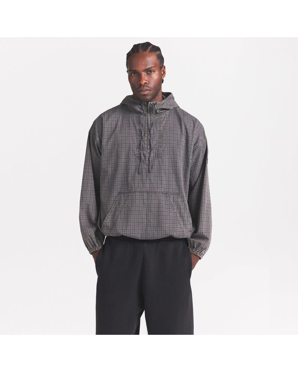 Skims Gray Anorak Jacket for men