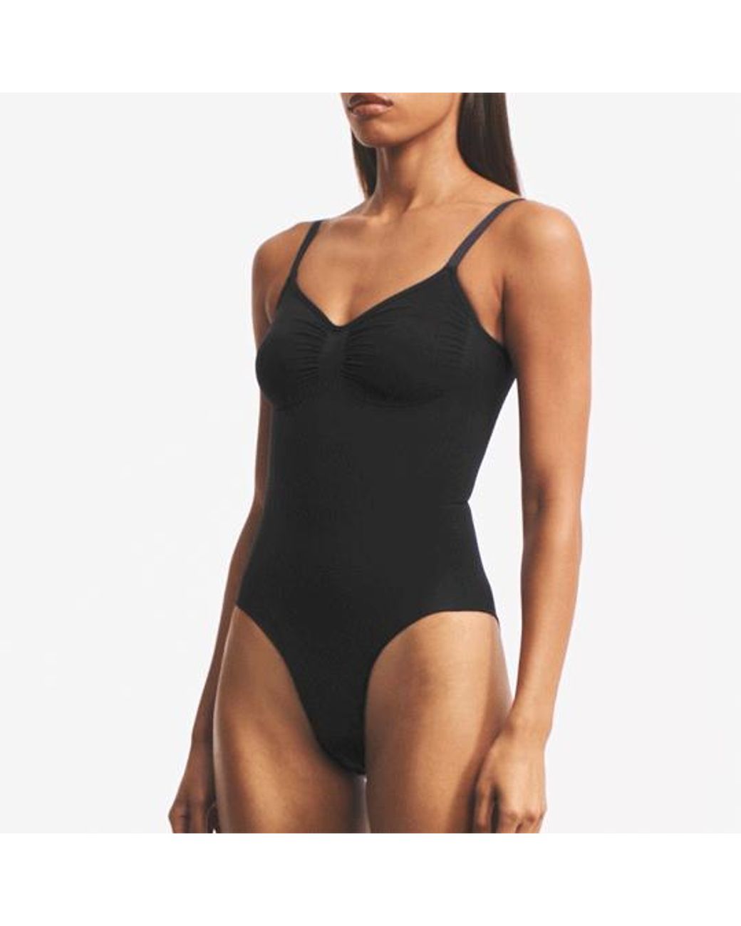 Skims Brown Brief Bodysuit