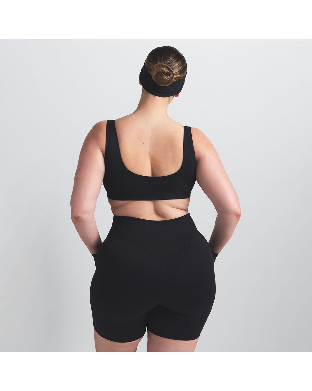 Skims Blue Scoop Neck Bra