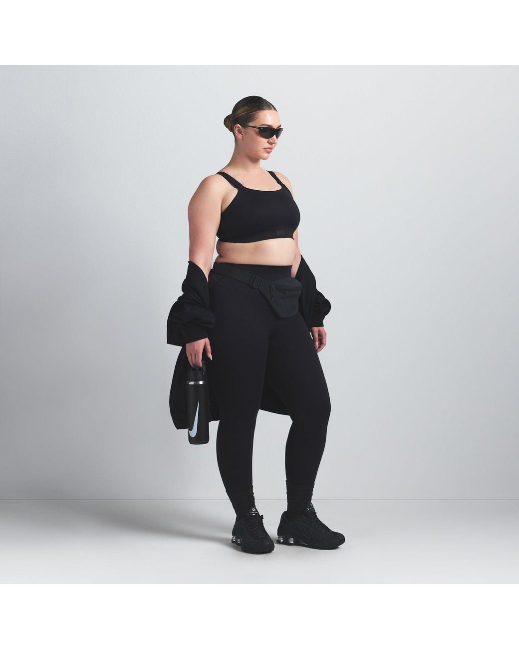 Skims Black Wide Strap Bra