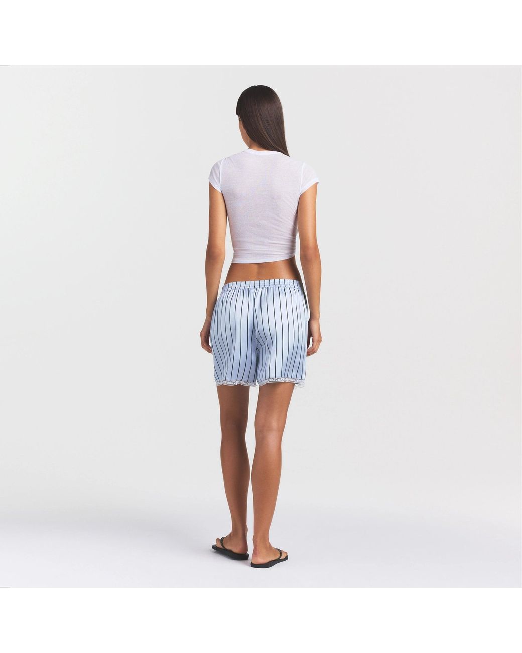 Skims Blue Lace Boxer