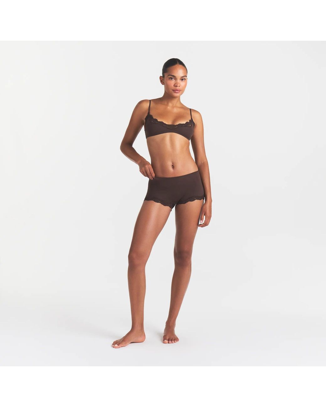 Skims Brown Boy Short