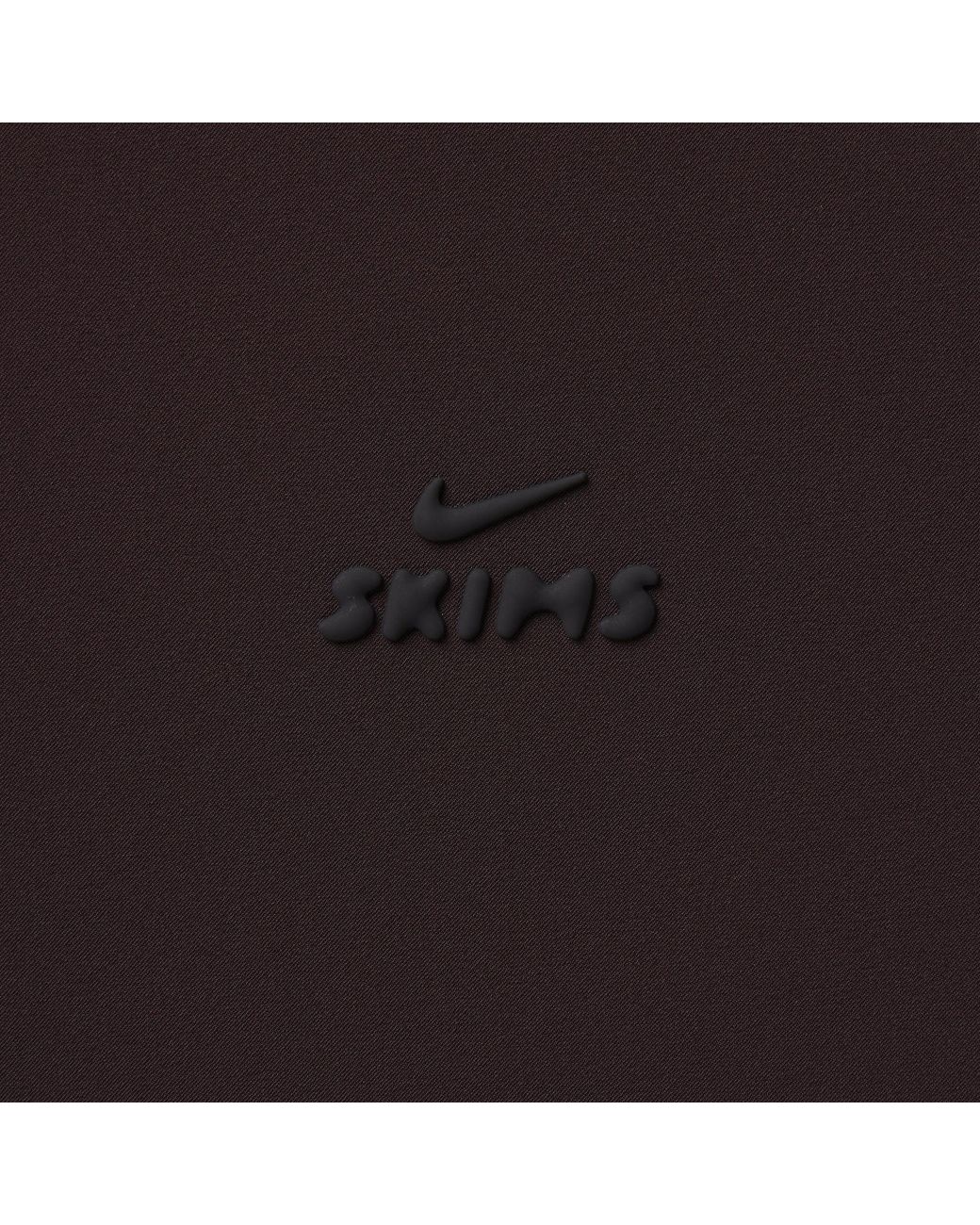 Skims Black Oversized Track Jacket