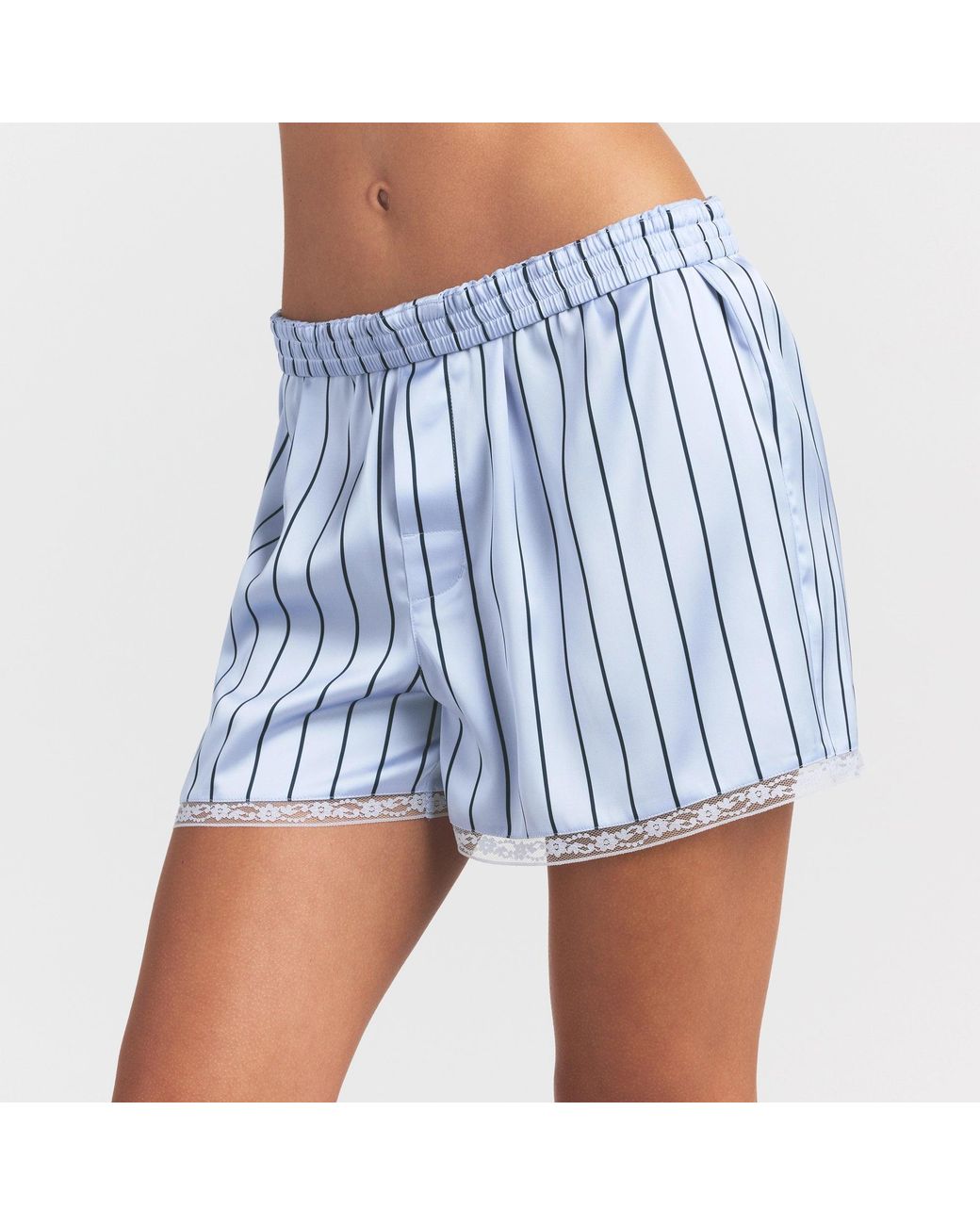 Skims Blue Lace Boxer