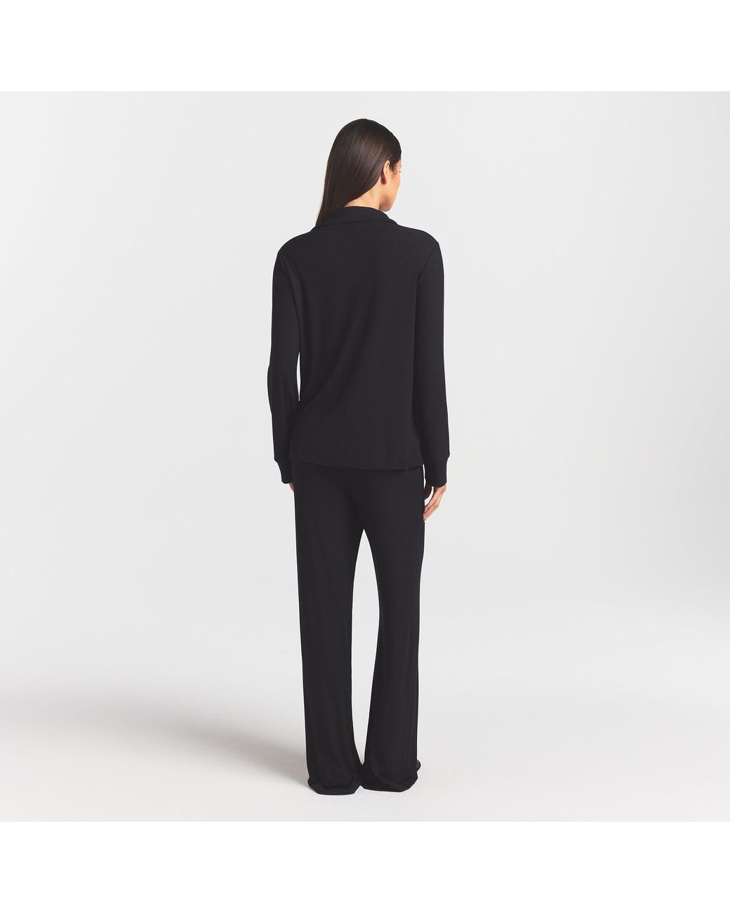 Skims Black Pajama Set