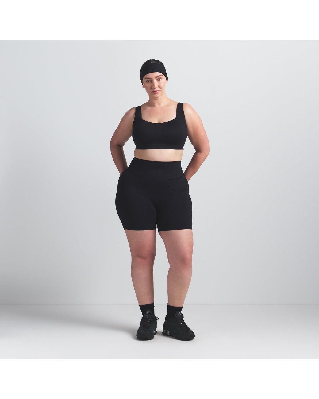 Skims Blue Scoop Neck Bra