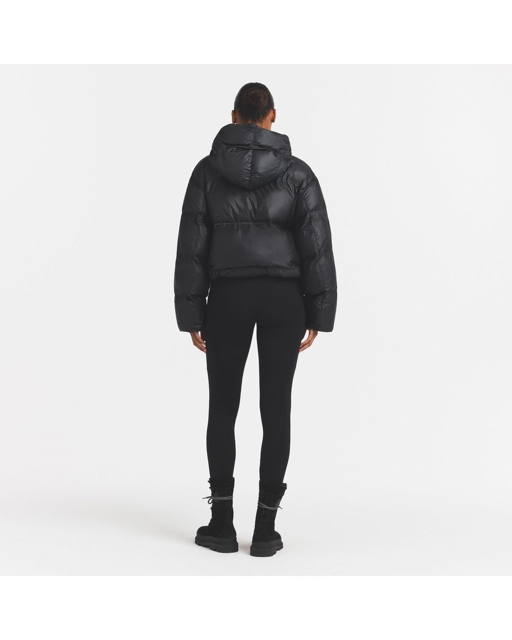 Skims Black Hooded Jacket