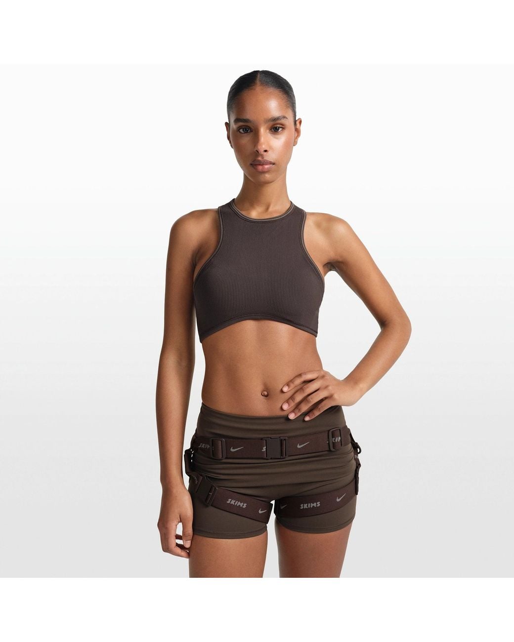 Skims Brown Harness Waistpack