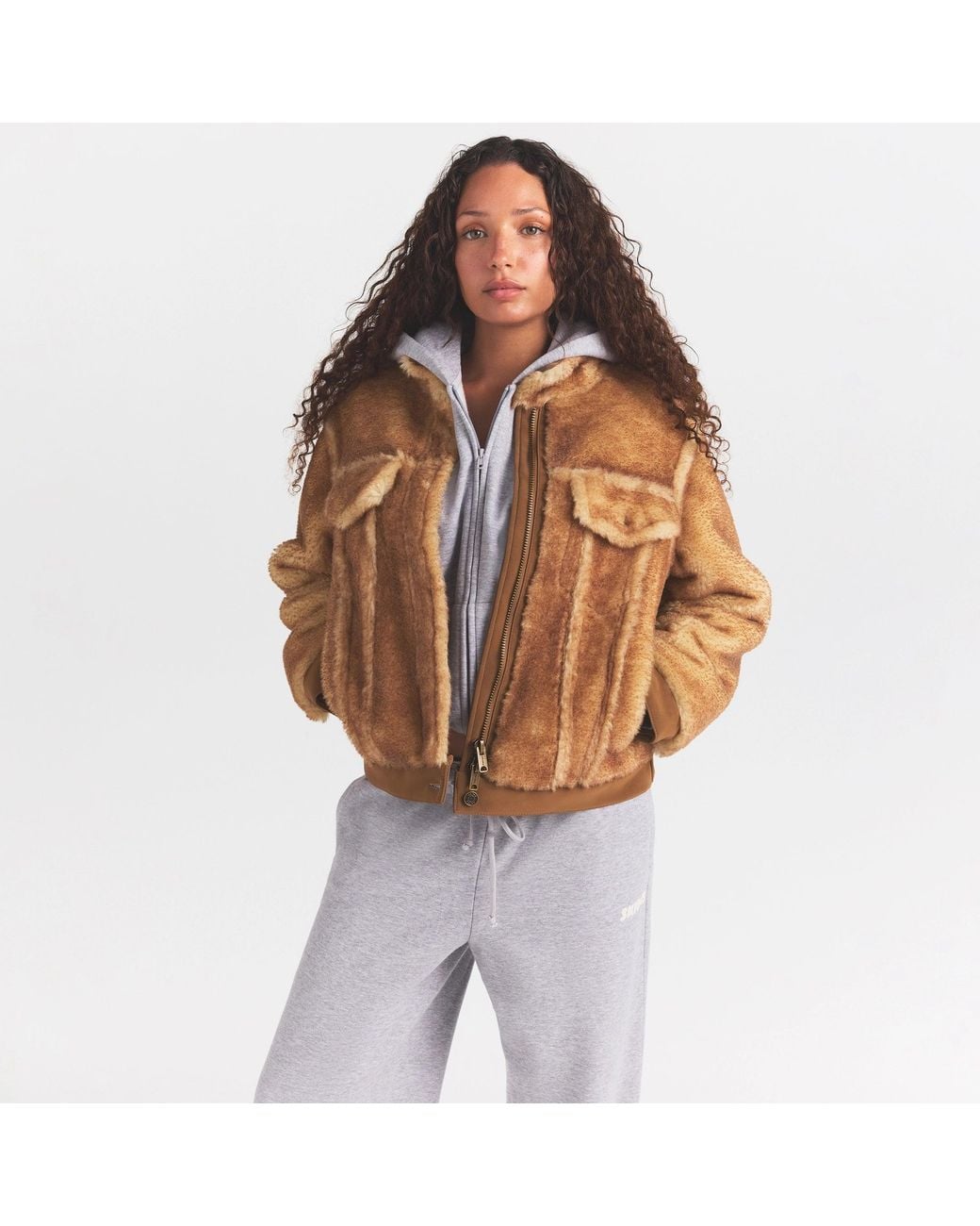 Skims White Jacket