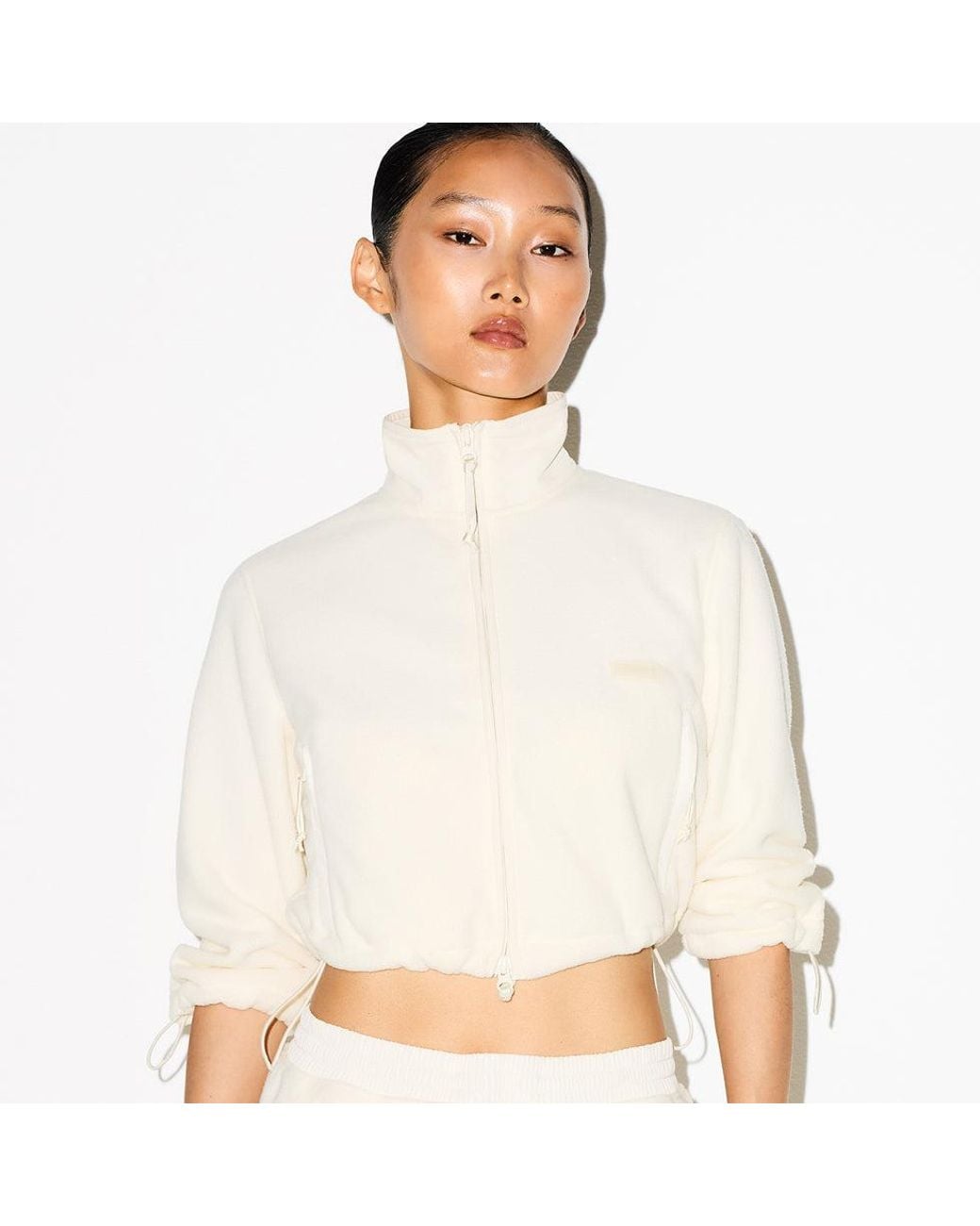 Skims Natural Cropped 3/4 Sleeve Jacket
