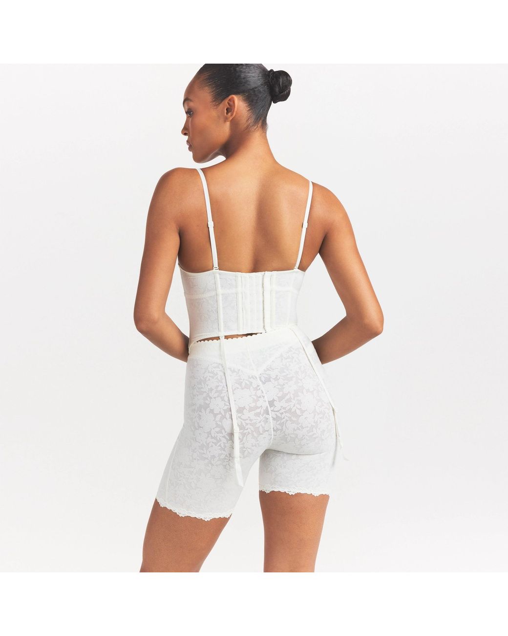 Skims White Corset