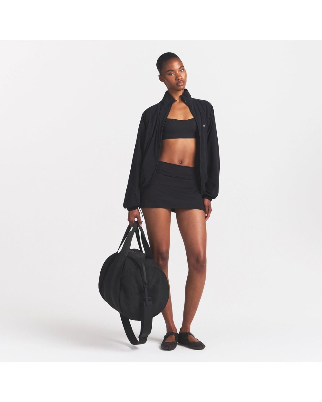 Skims Black Skort Obsidian