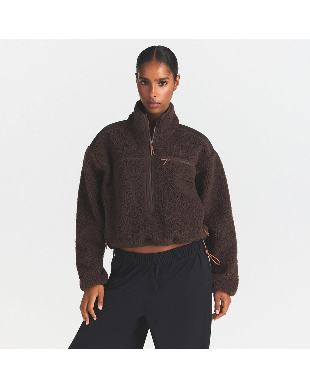 Skims Black Half Zip Jacket