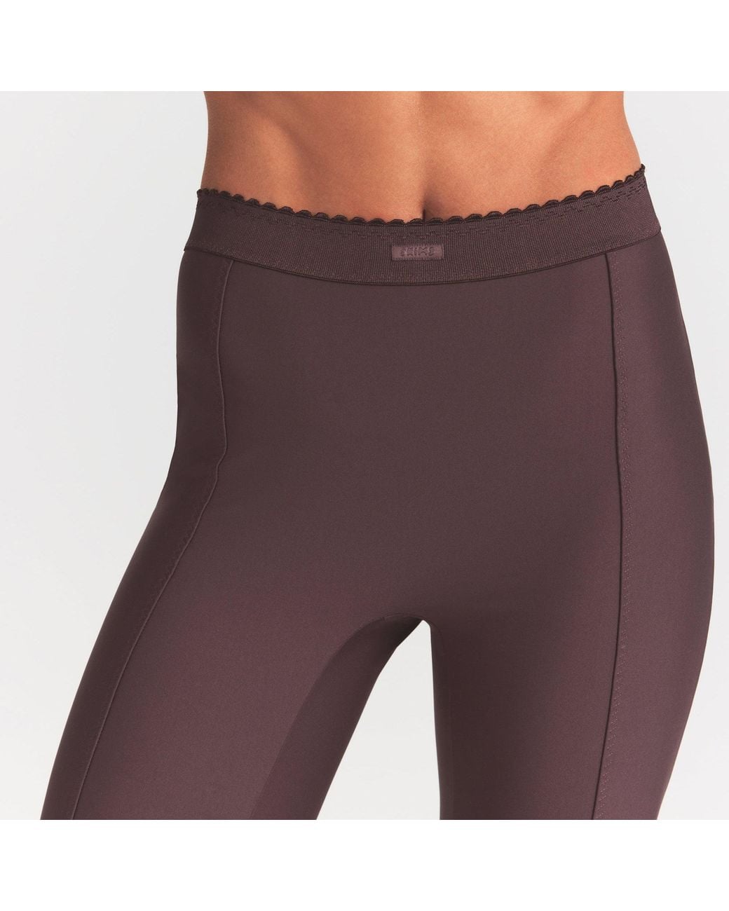 Skims Purple High-Waisted Capri