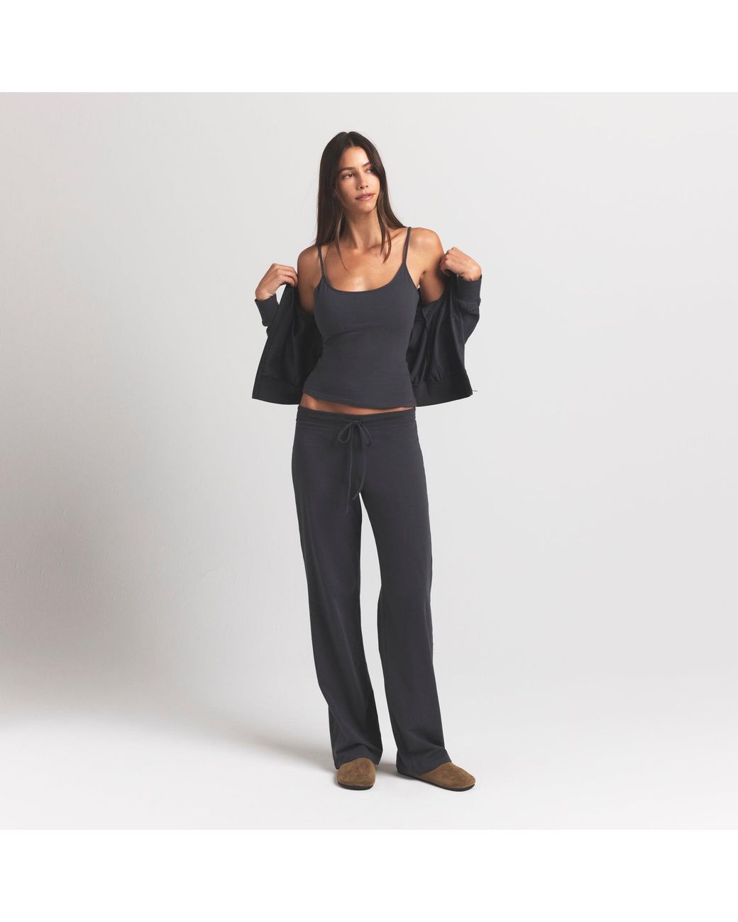 Skims Black Cami Top