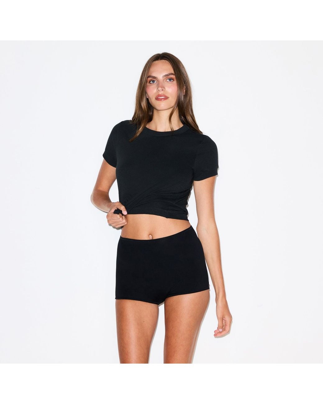 Skims Black Boy Short