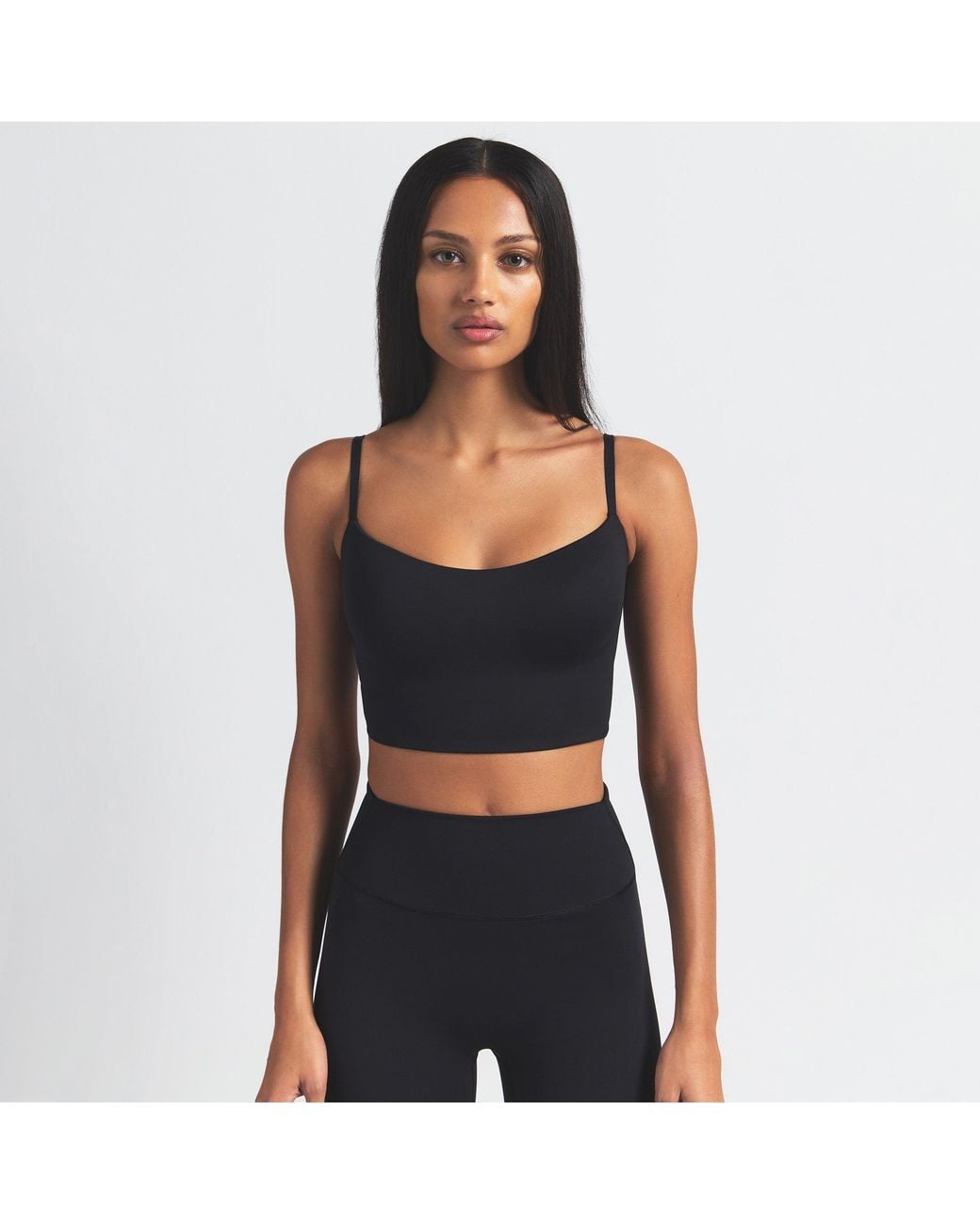 Skims Black Cami Bra Top
