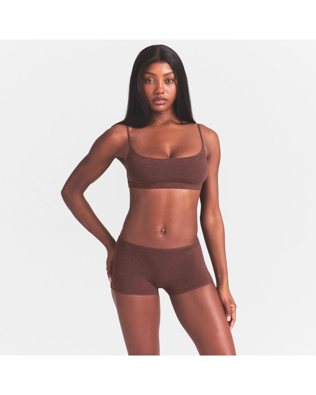 Skims Brown Boy Short