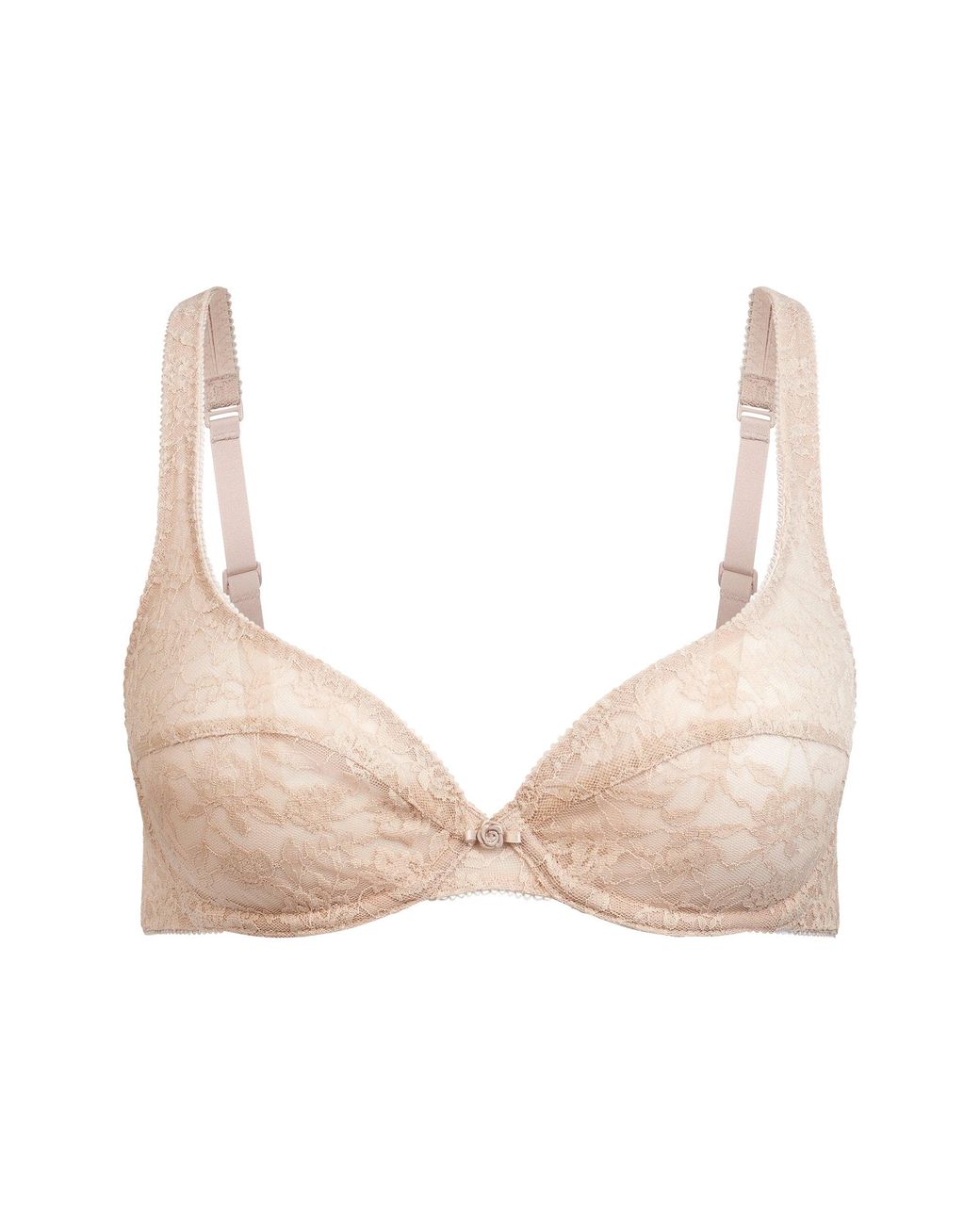 Skims Lace Unlined Bra in Natural | Lyst