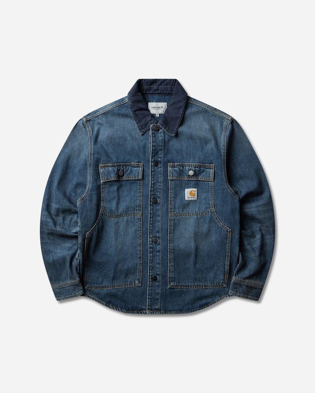 Carhartt Blue Men S Oakland Shirt Jacket / Dark Navy for men