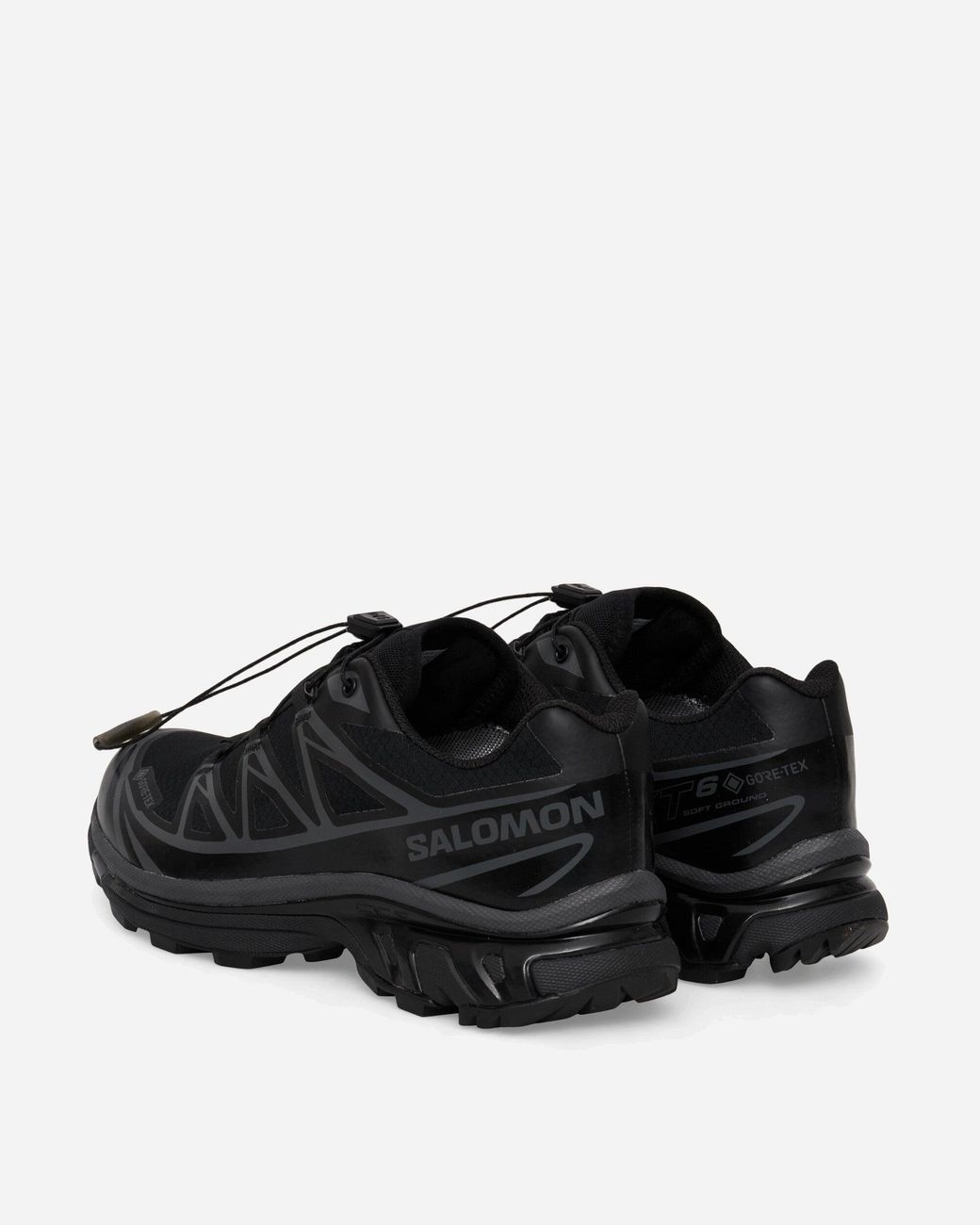 Salomon Black Xt-6 Gore-Tex Sneakers Asphalt for men