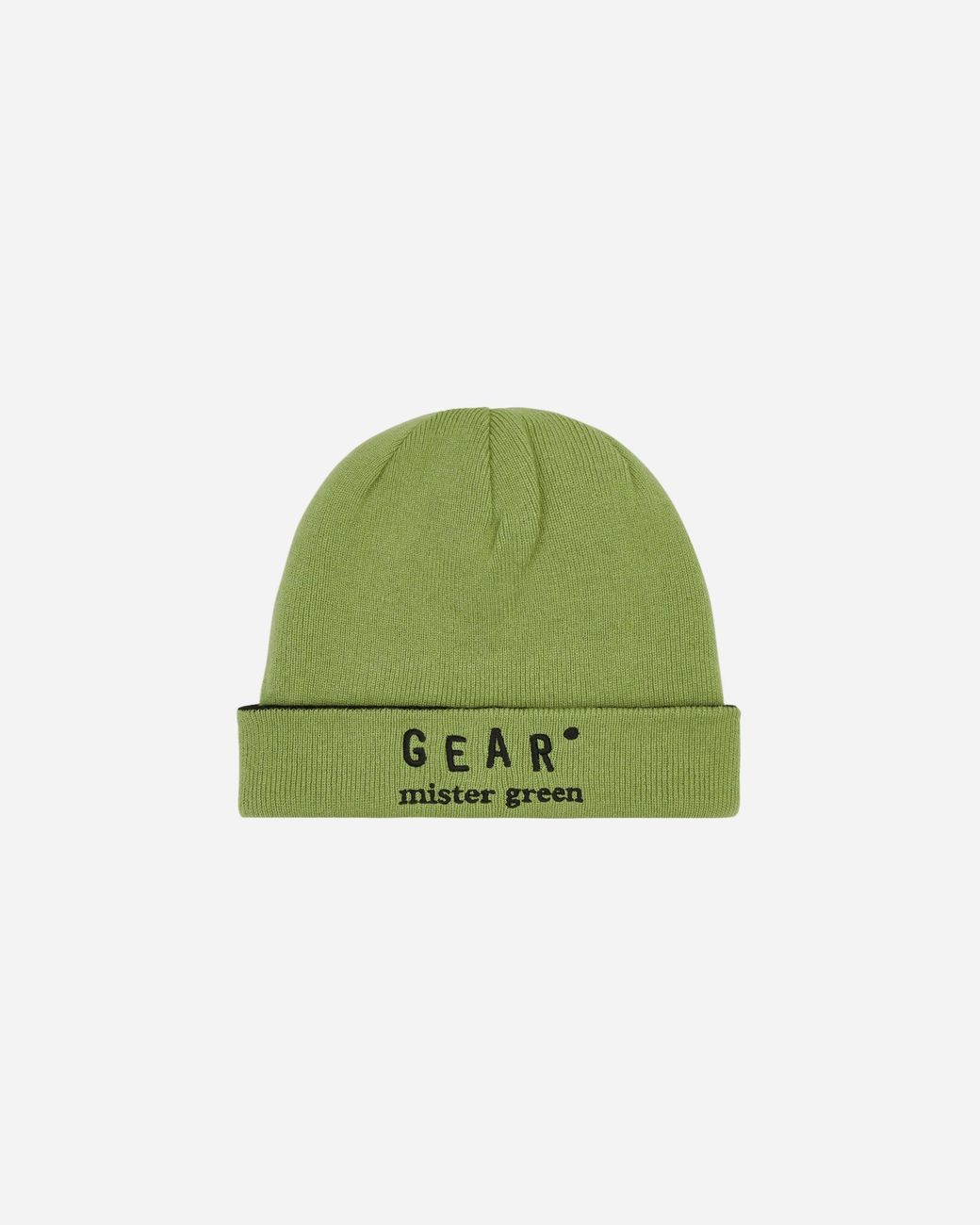 Mister Green Black Cashmere Gear Beanie for men