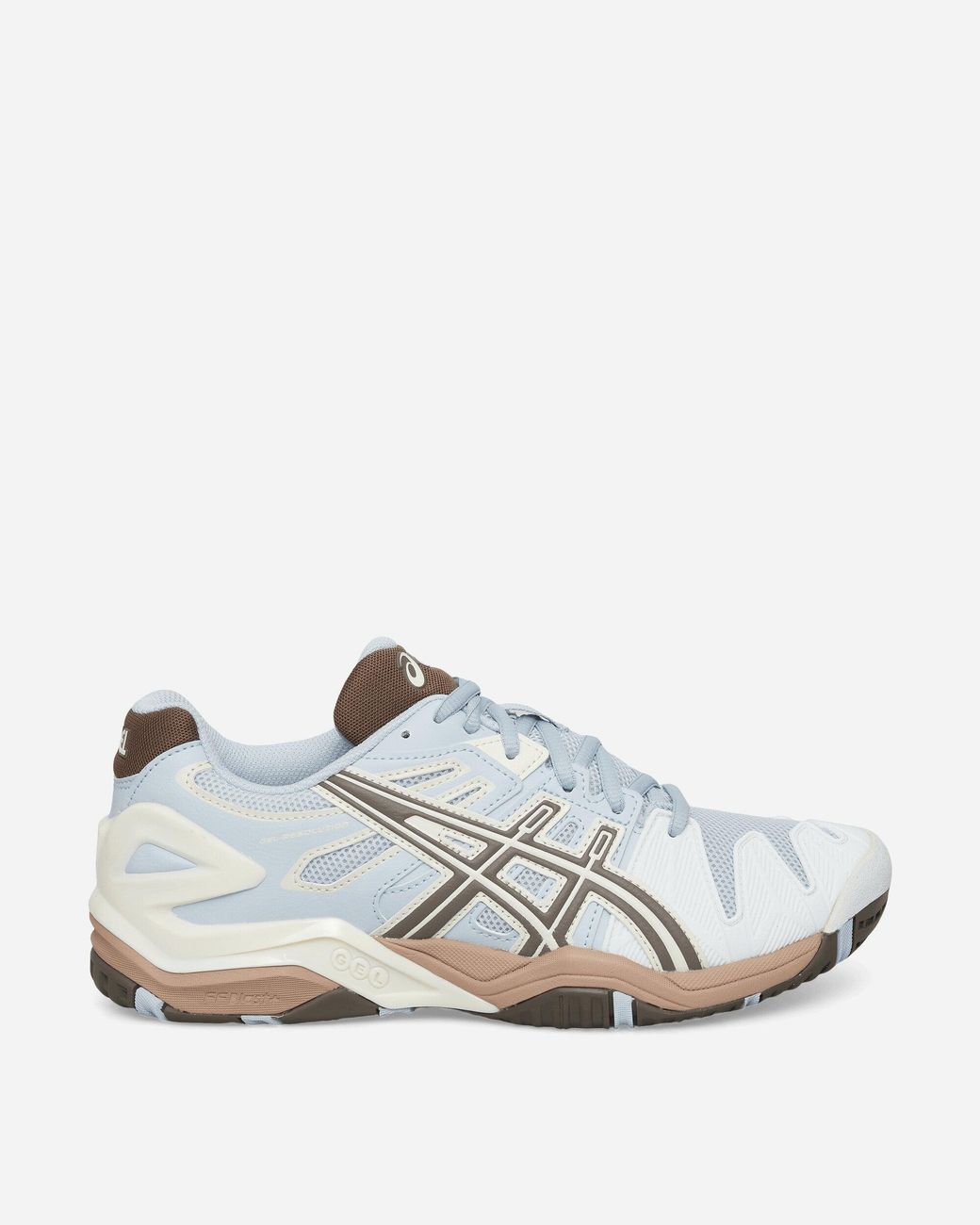 Asics White Gel-Resolution 5 Sneakers Storm Cloud Sepia for men