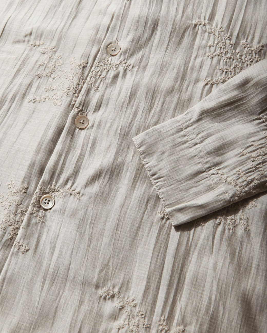 Our Legacy Gray S Beyond Shirt Champagne for men