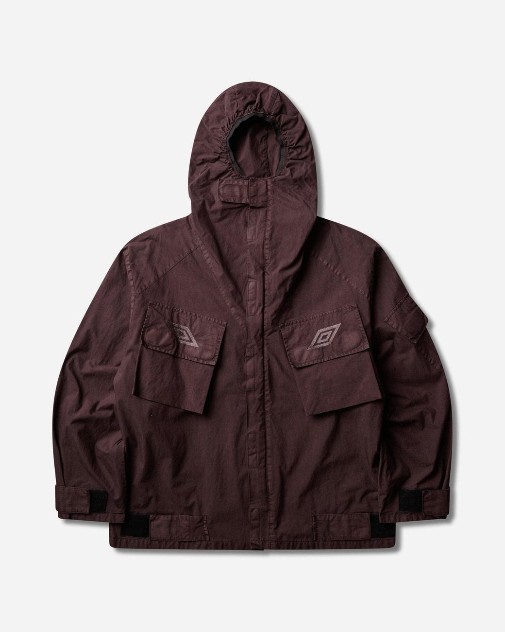 Umbro Brown Midfield Jacket Plum for men