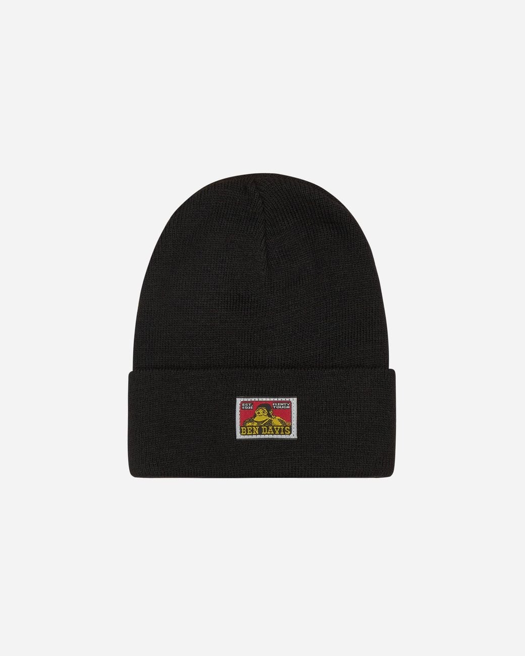 Ben Davis Work Clothes Black Logo Beanie for men
