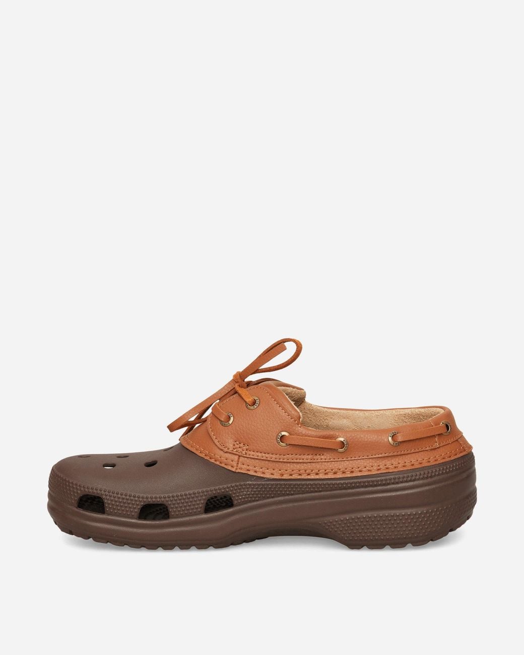 CROCSTM Brown Classic Boat Shoes Coffee / Cognac for men