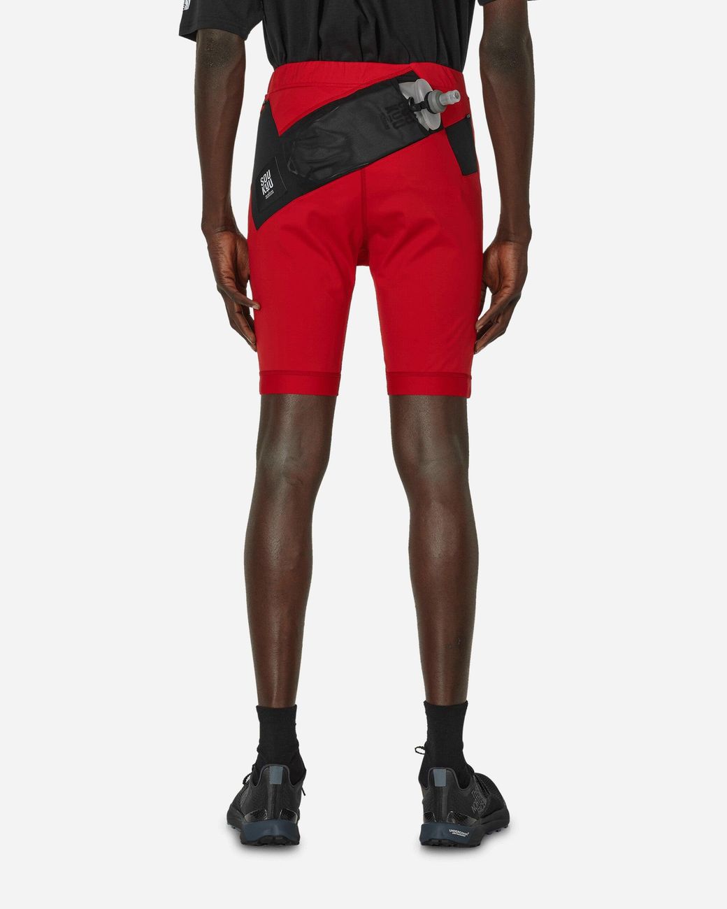 The North Face Red Undercover Soukuu Trail Run Utility Shorts Tights Chili Pepper for men