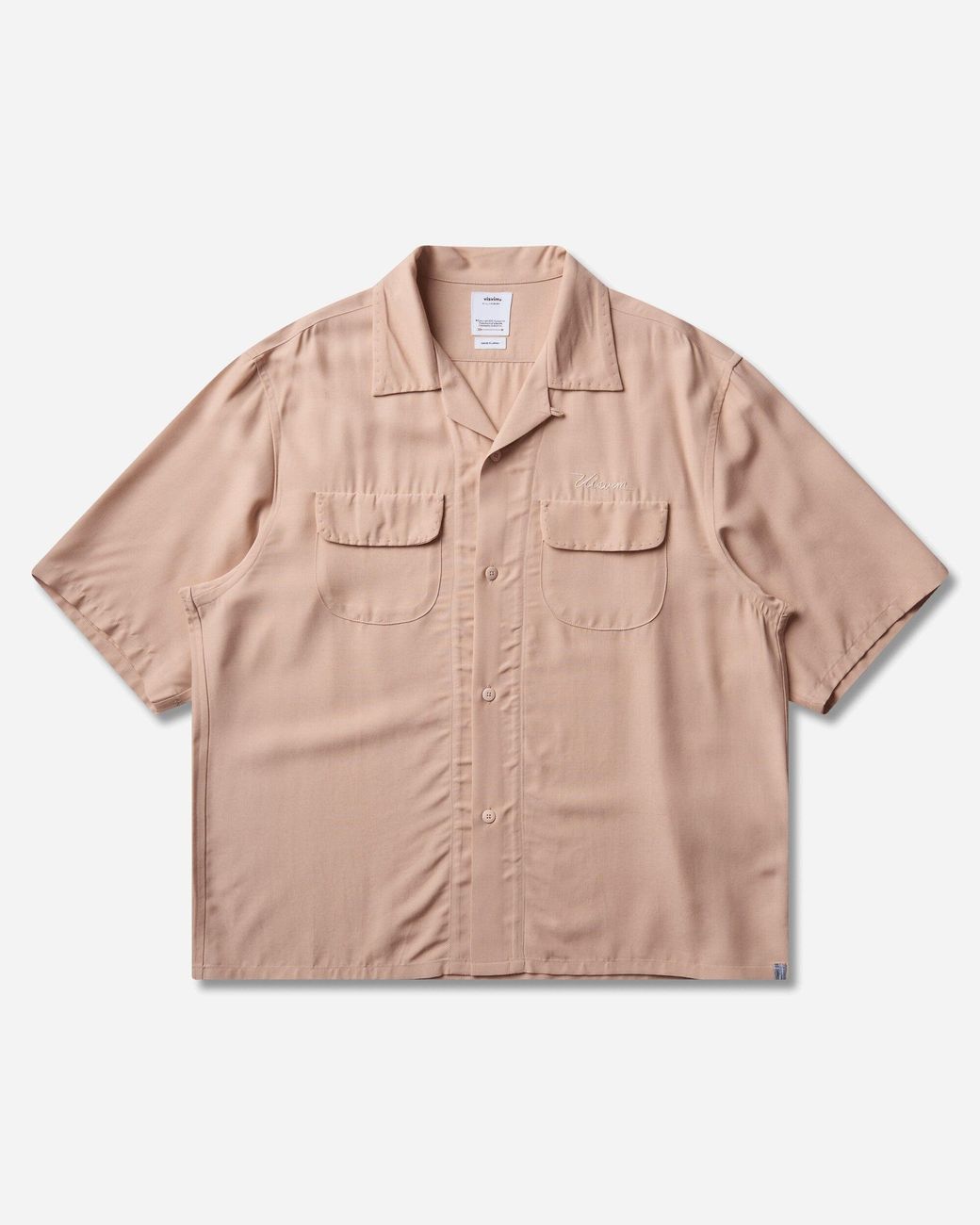 Visvim Natural S Keesey Shortsleeve Shirt Light for men
