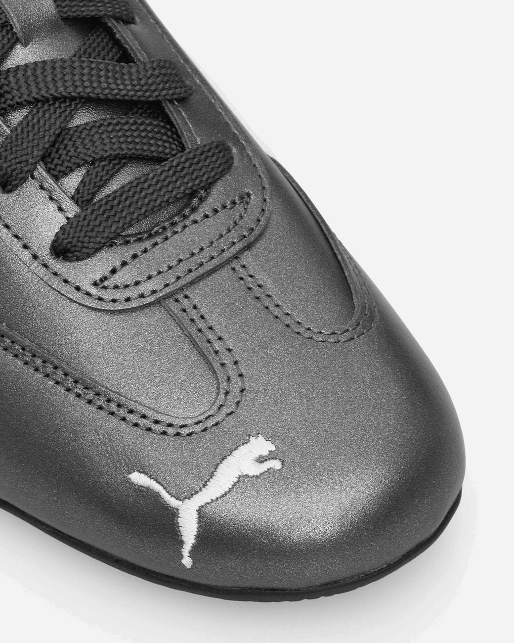 PUMA Black Speedcat Metallic Sneakers / Warm White for men
