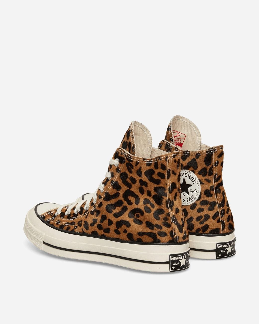 Converse Brown Chuck 70 Leopard Pony Hair Sneakers Natural Ivory for men