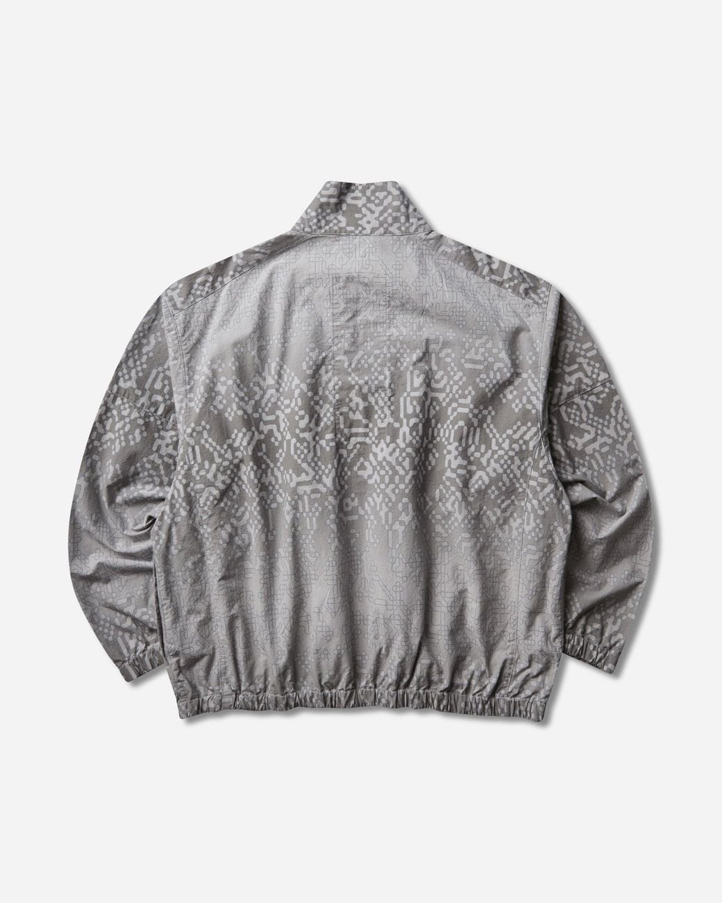 Cav Empt Gray Paneled Digi7 Zip Jacket for men